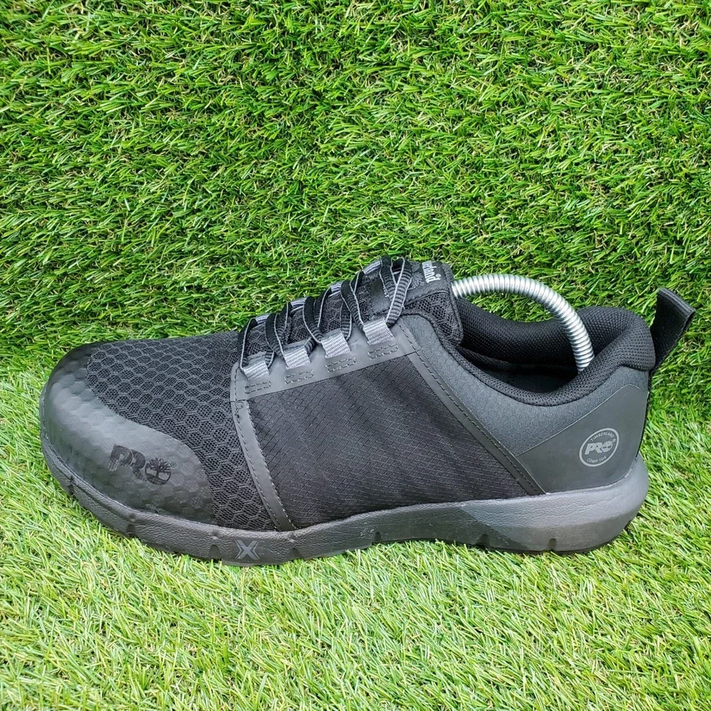 Timberland‎ PRO Radius SIZE 9 Men's Composite Toe Safety Work Shoe Black EH SR